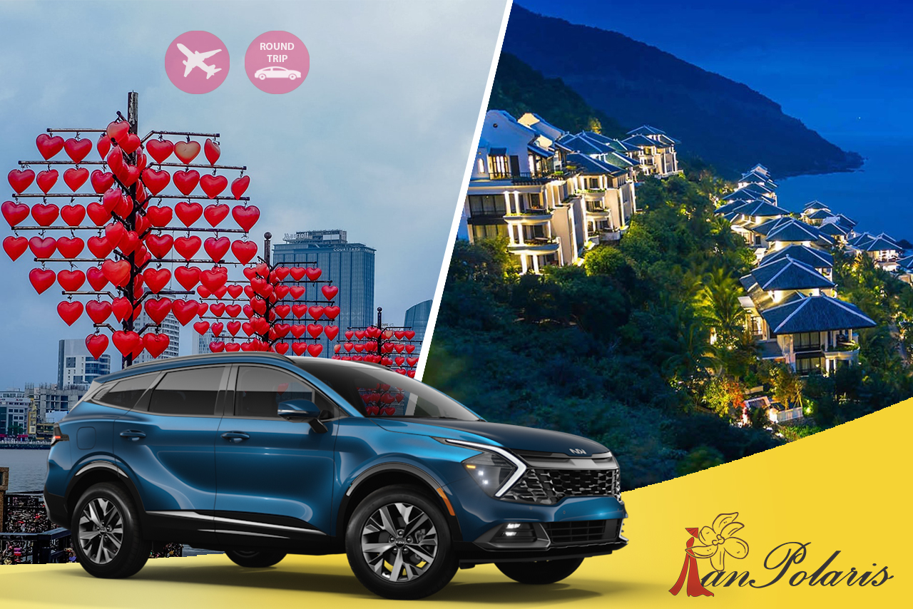 Da Nang Hotel/ International Airport Private Transfer to Linh Ung Pagoda/ Intercontinental Resort/Than Tai Mountain